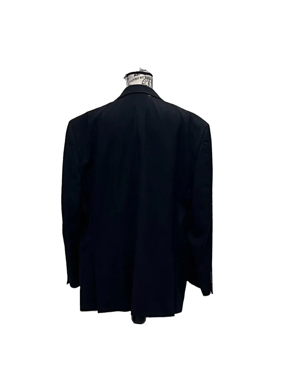 Pronto Uomo Platinum Black Wool Sport Coat Blazer 50R 100% Wool Classic Business